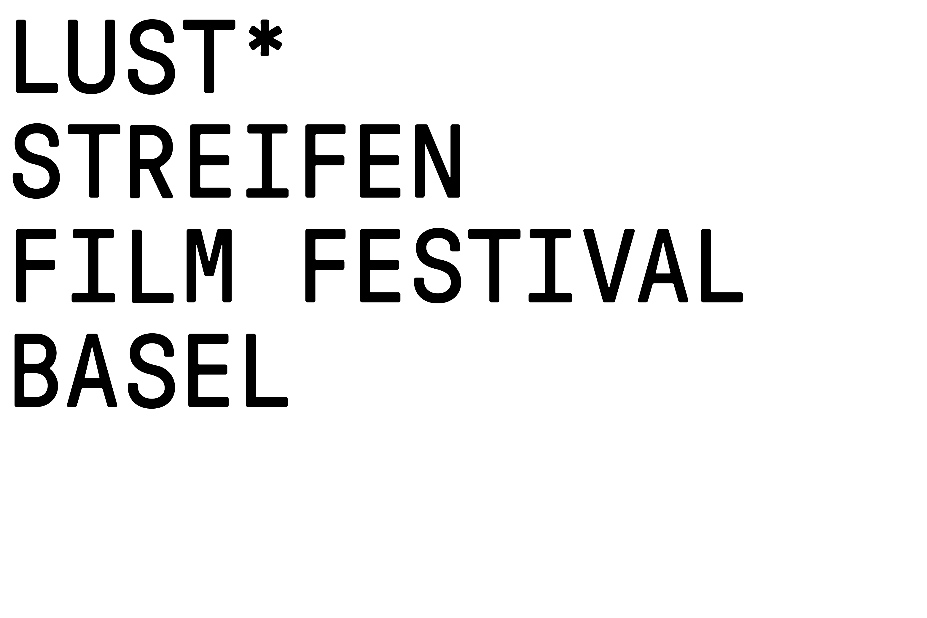Logo Luststreifen Film Festival Basel